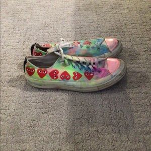 CDG PLAY X CONVERSE MULTIPLE HEART CHUCK